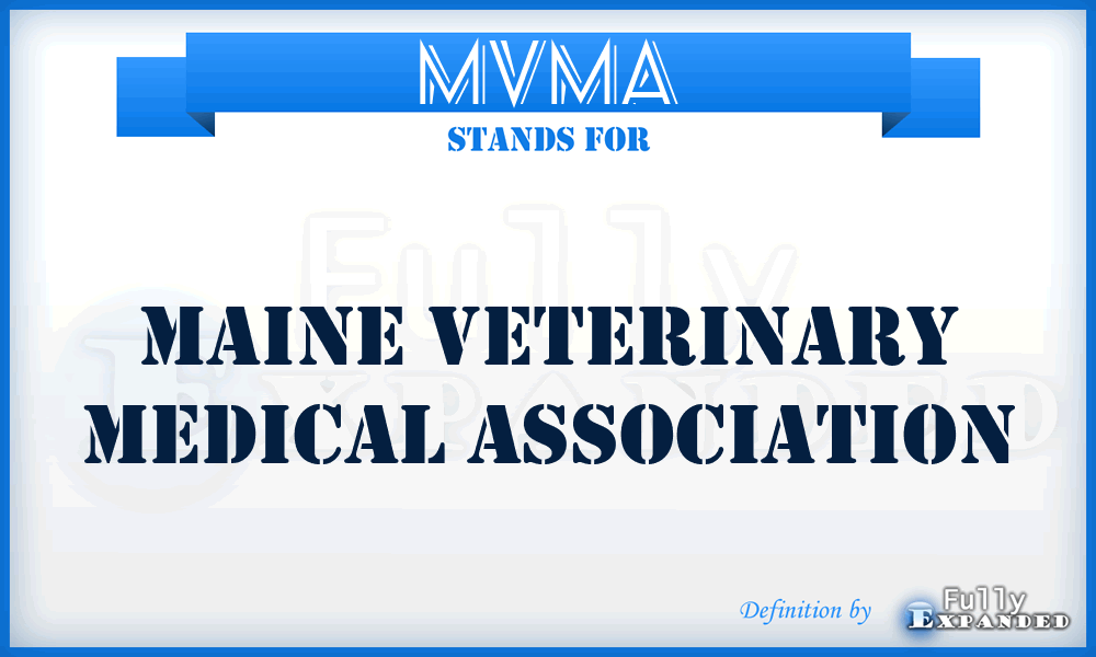 MVMA - Maine Veterinary Medical Association