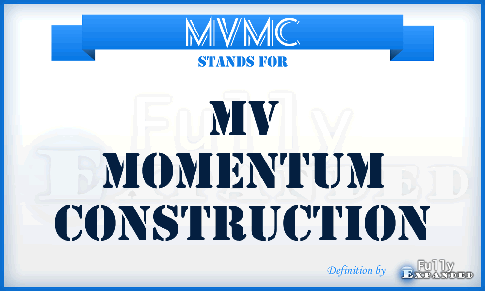 MVMC - MV Momentum Construction