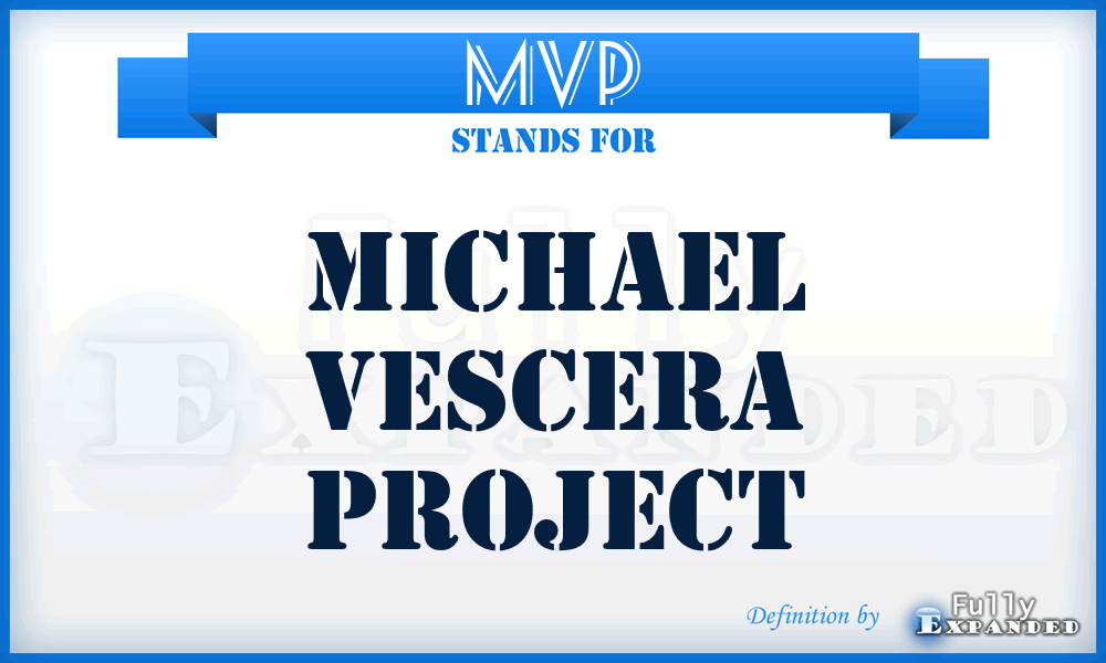 MVP - Michael Vescera Project