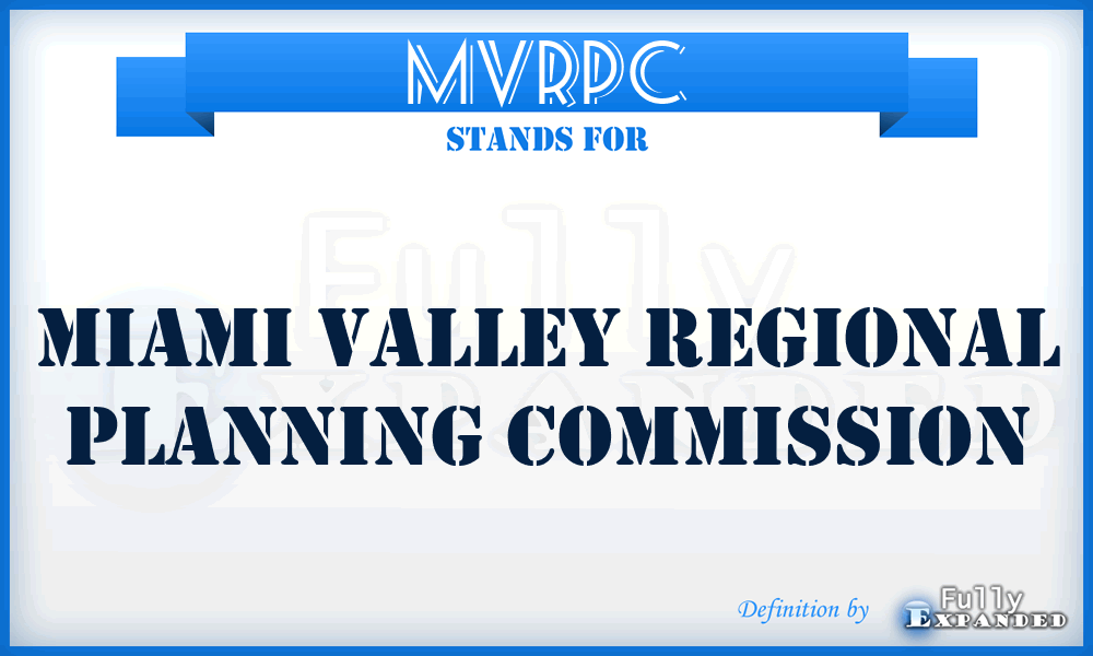 MVRPC - Miami Valley Regional Planning Commission