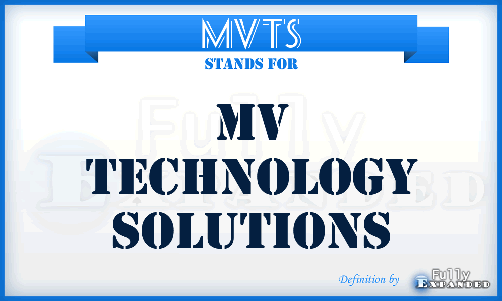 MVTS - MV Technology Solutions