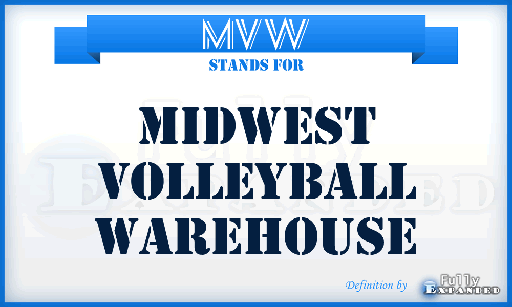 MVW - Midwest Volleyball Warehouse