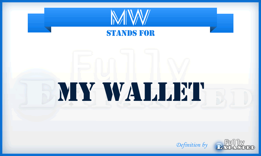 MW - My Wallet