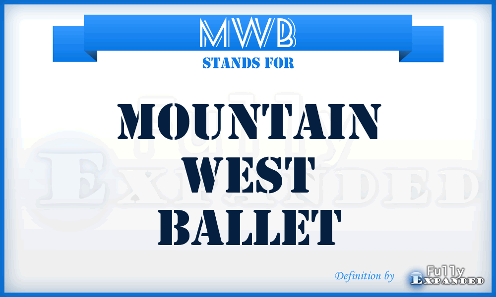 MWB - Mountain West Ballet