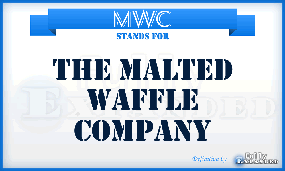 MWC - The Malted Waffle Company