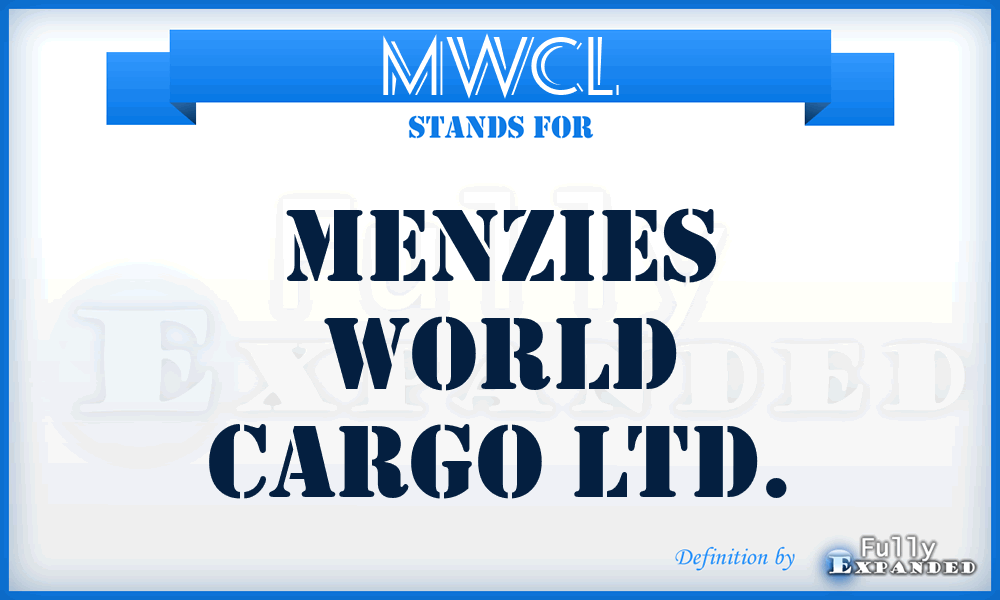MWCL - Menzies World Cargo Ltd.