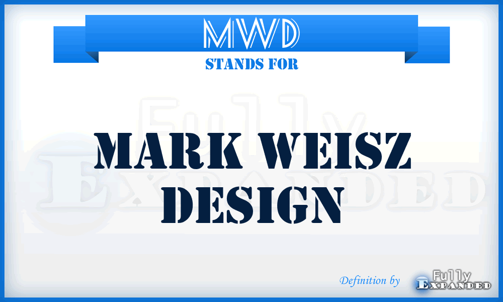 MWD - Mark Weisz Design
