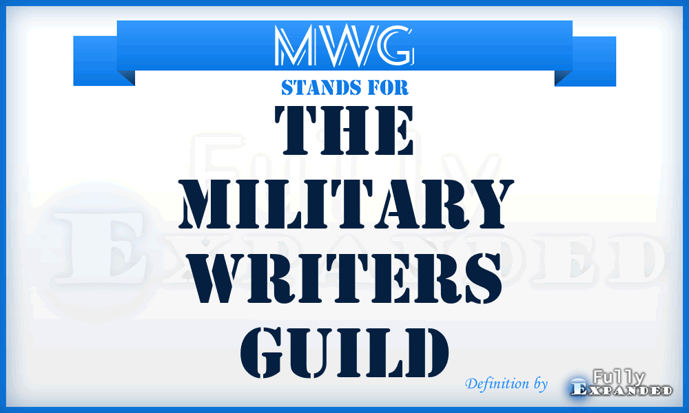 MWG - The Military Writers Guild