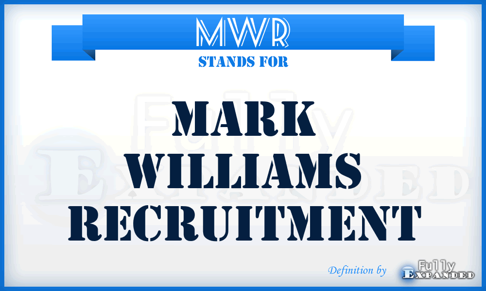 MWR - Mark Williams Recruitment