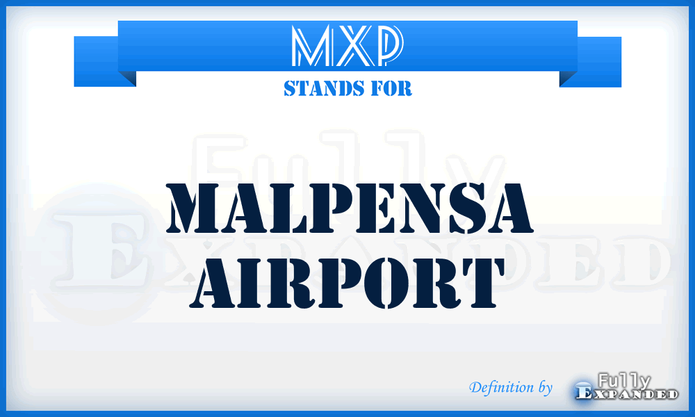 MXP - Malpensa airport