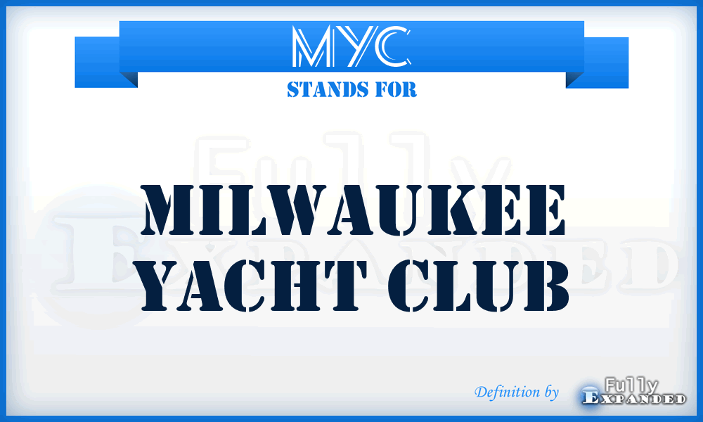 MYC - Milwaukee Yacht Club