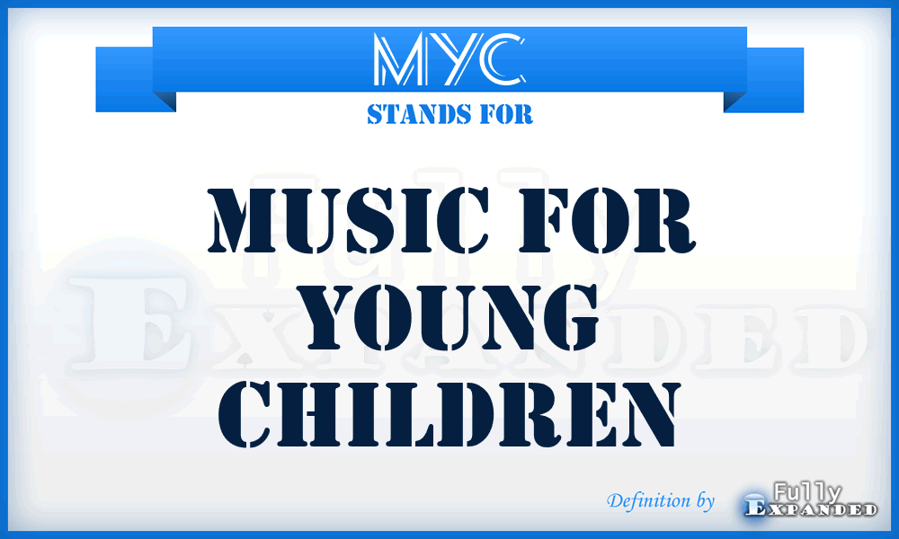 MYC - Music for Young Children