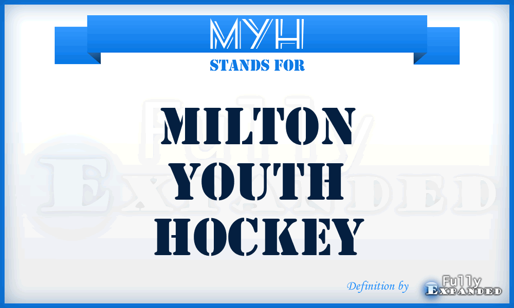 MYH - Milton Youth Hockey