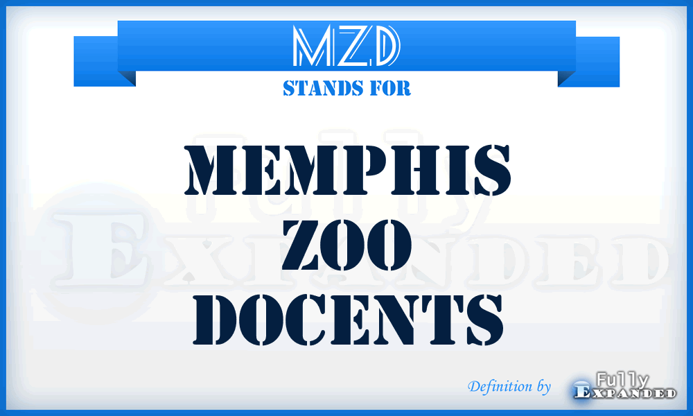 MZD - Memphis Zoo Docents