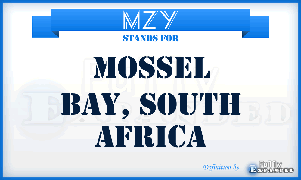 MZY - Mossel Bay, South Africa