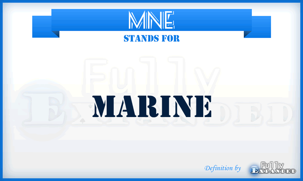 Mne - Marine