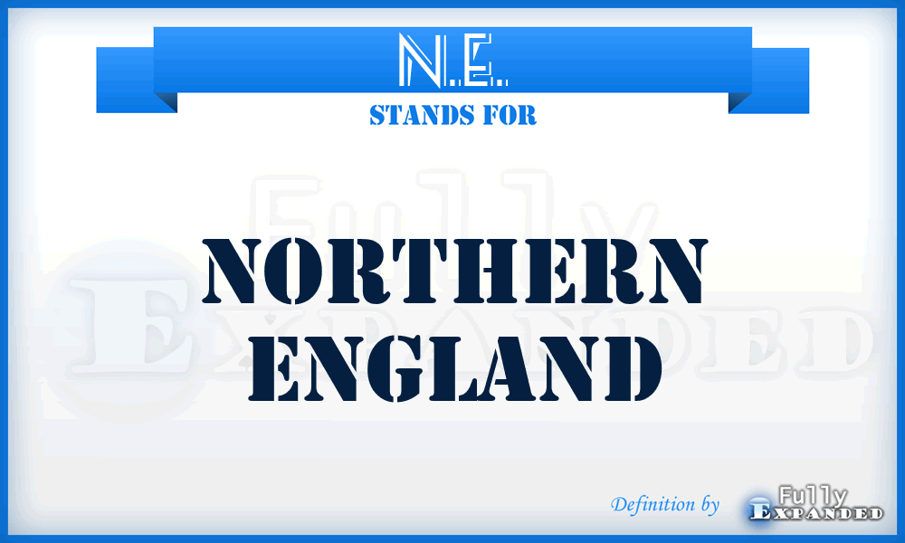 N.E. - Northern England