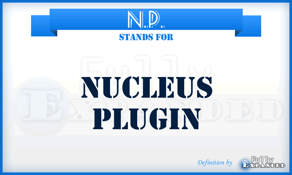 N.P. - Nucleus Plugin