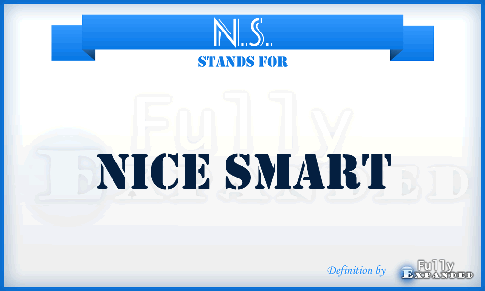 N.S. - Nice Smart
