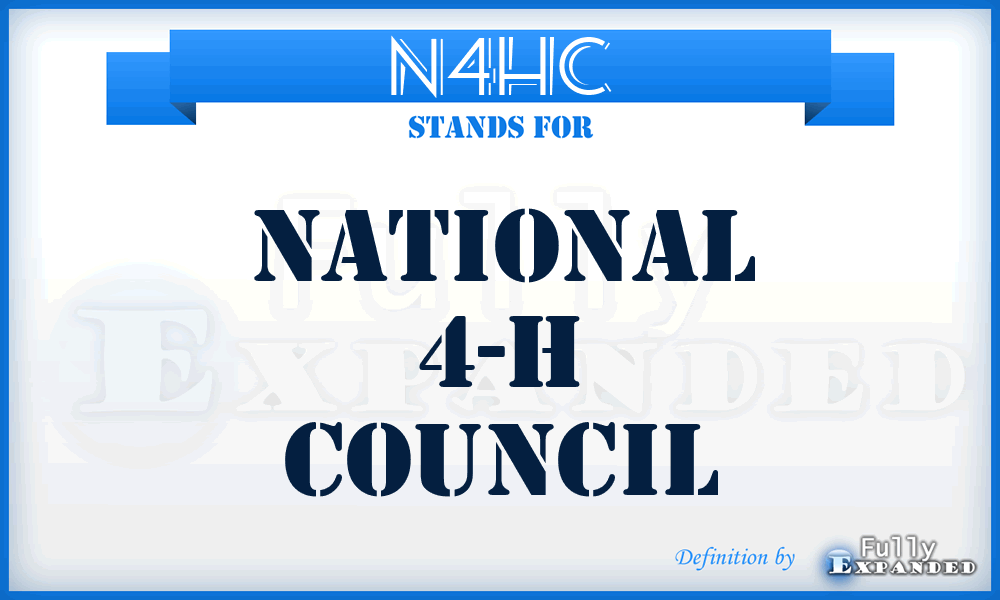 N4HC - National 4-H Council