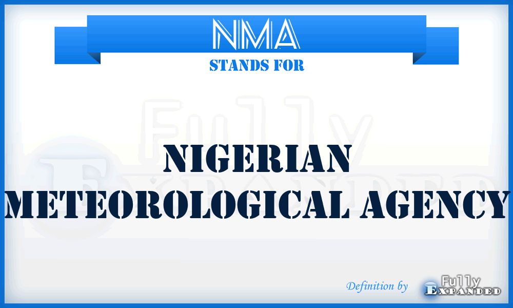 NMA - Nigerian Meteorological Agency