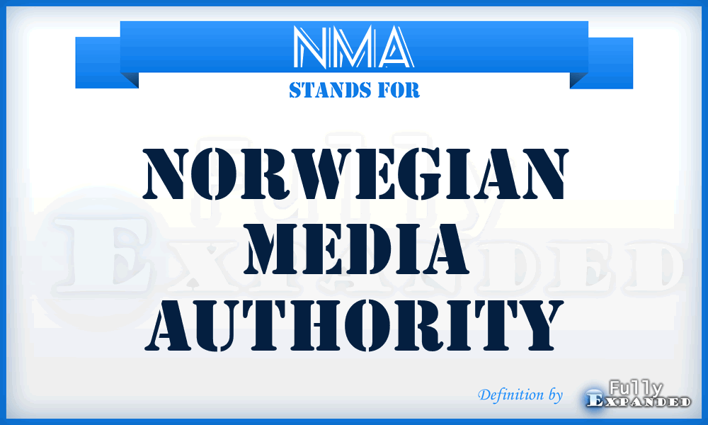 NMA - Norwegian Media Authority