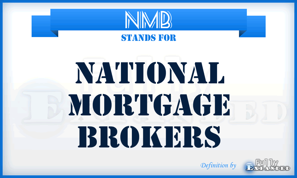 NMB - National Mortgage Brokers