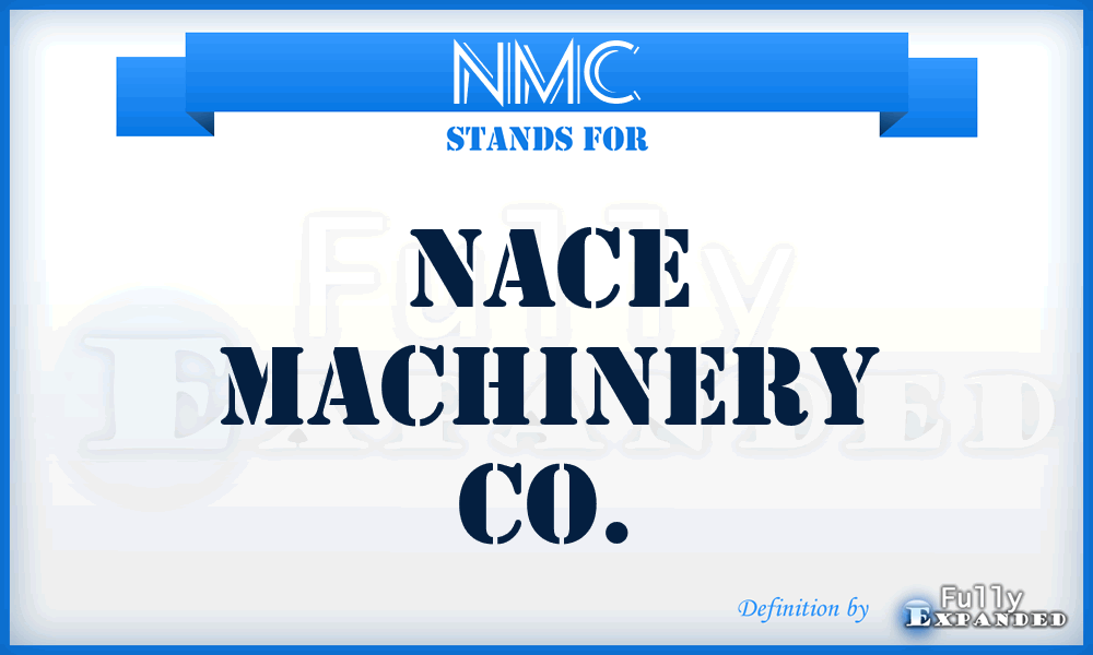 NMC - Nace Machinery Co.