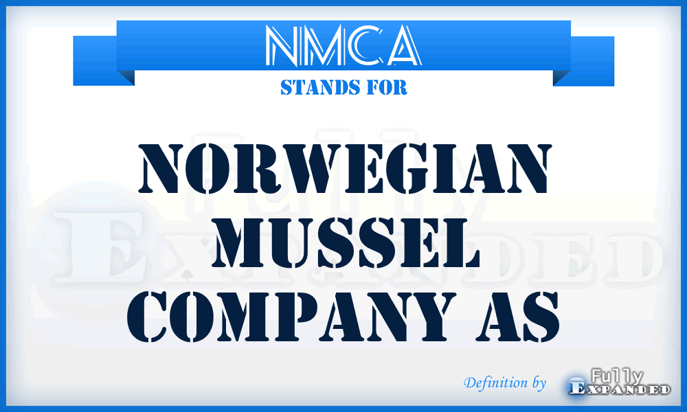 NMCA - Norwegian Mussel Company As