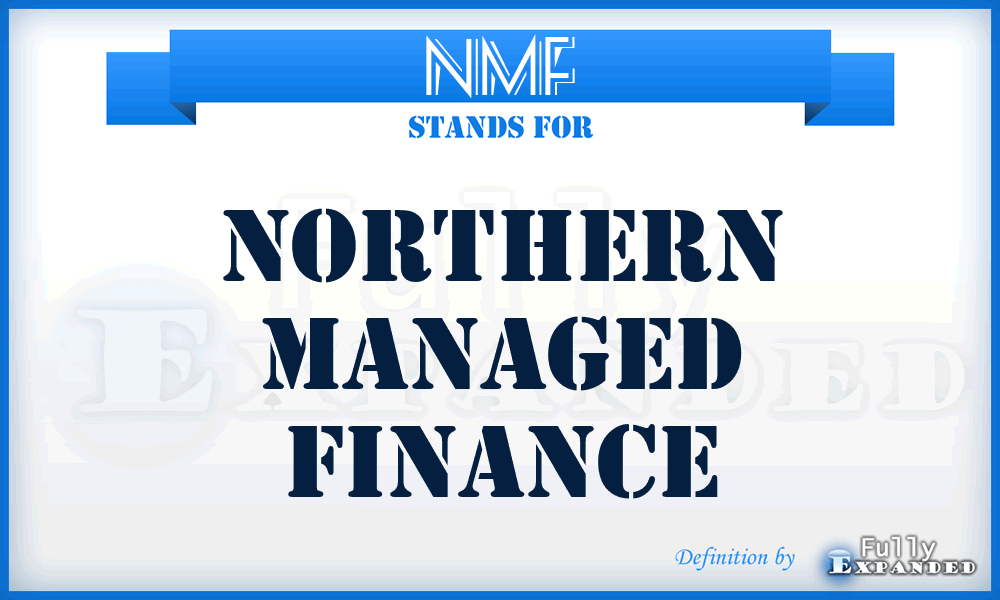 NMF - Northern Managed Finance