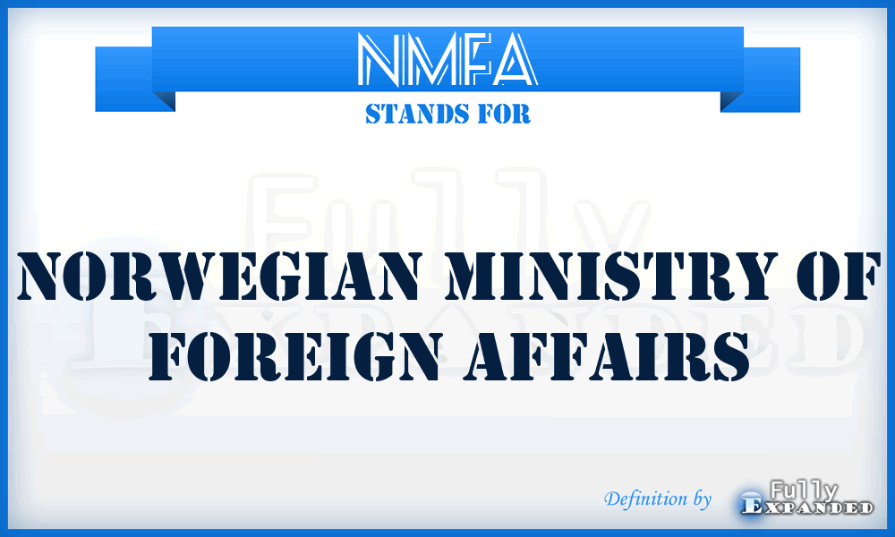 NMFA - Norwegian Ministry of Foreign Affairs