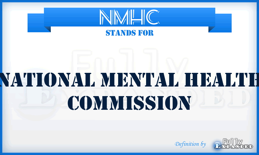 NMHC - National Mental Health Commission