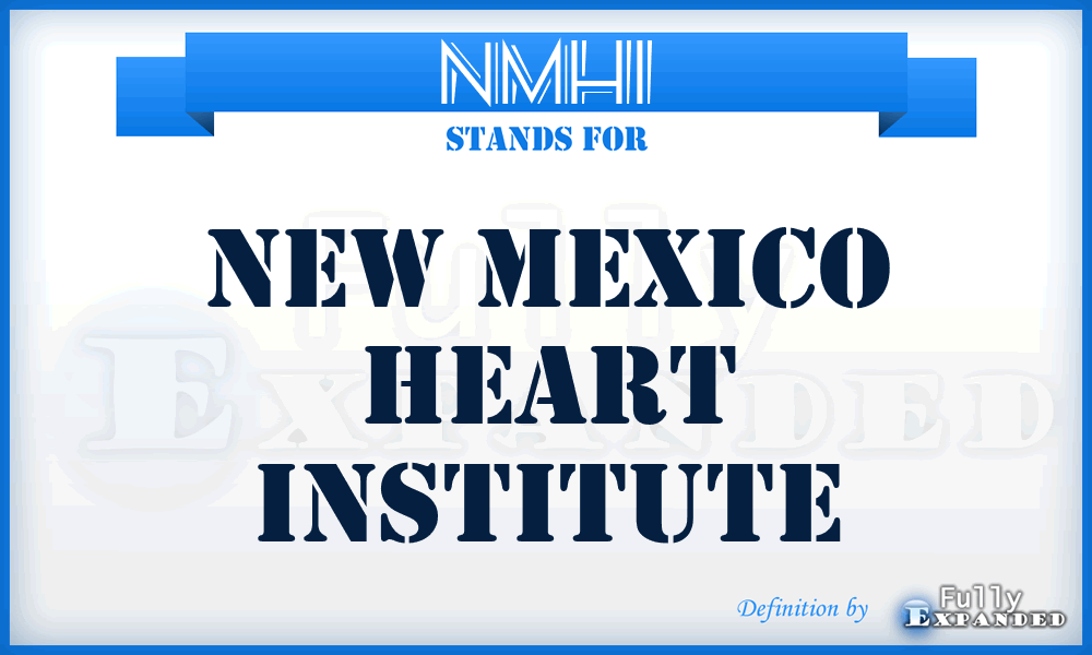 NMHI - New Mexico Heart Institute