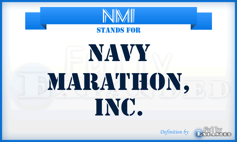 NMI - Navy Marathon, Inc.