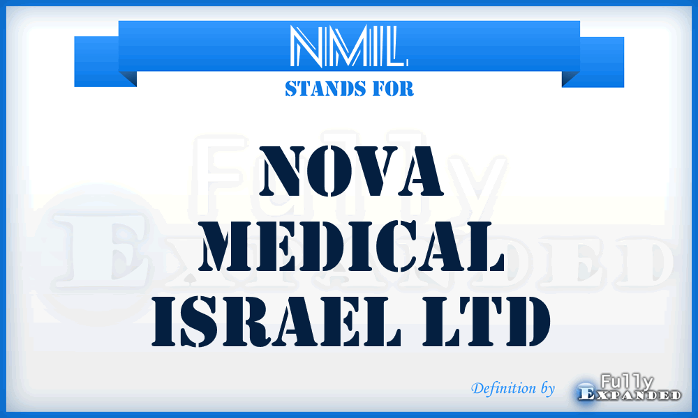 NMIL - Nova Medical Israel Ltd