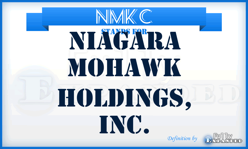 NMK^C - Niagara Mohawk Holdings, Inc.