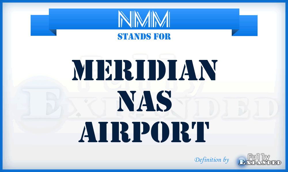 NMM - Meridian Nas airport