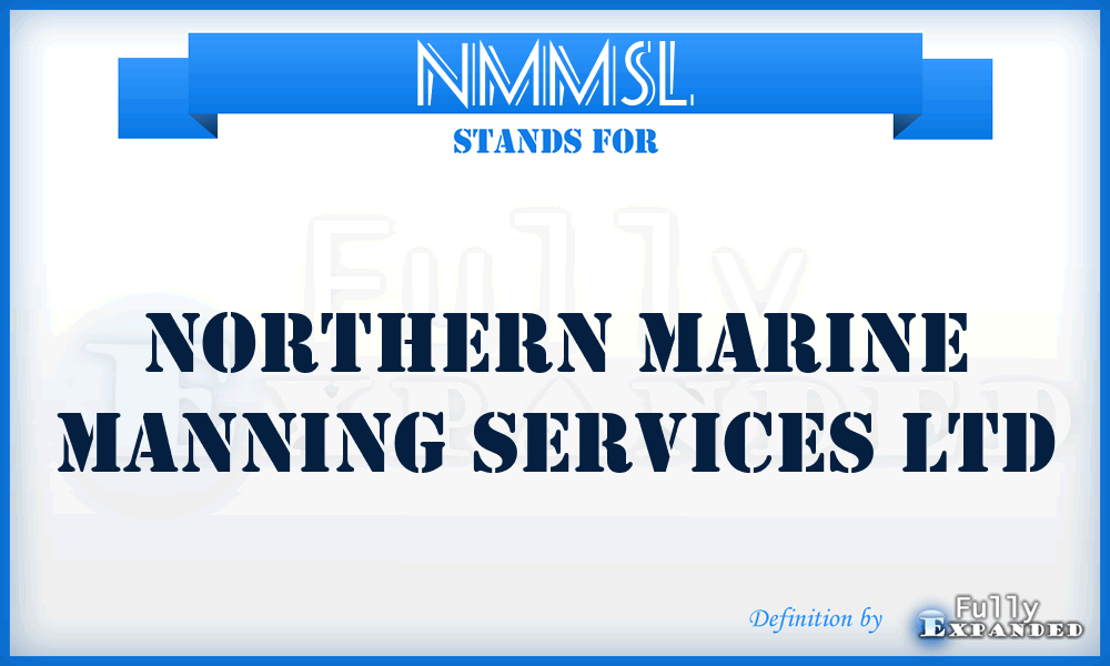 NMMSL - Northern Marine Manning Services Ltd