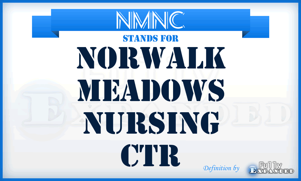NMNC - Norwalk Meadows Nursing Ctr