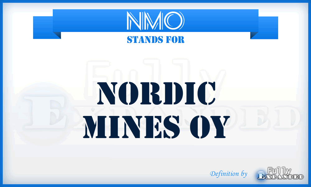 NMO - Nordic Mines Oy