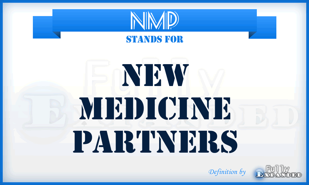 NMP - New Medicine Partners