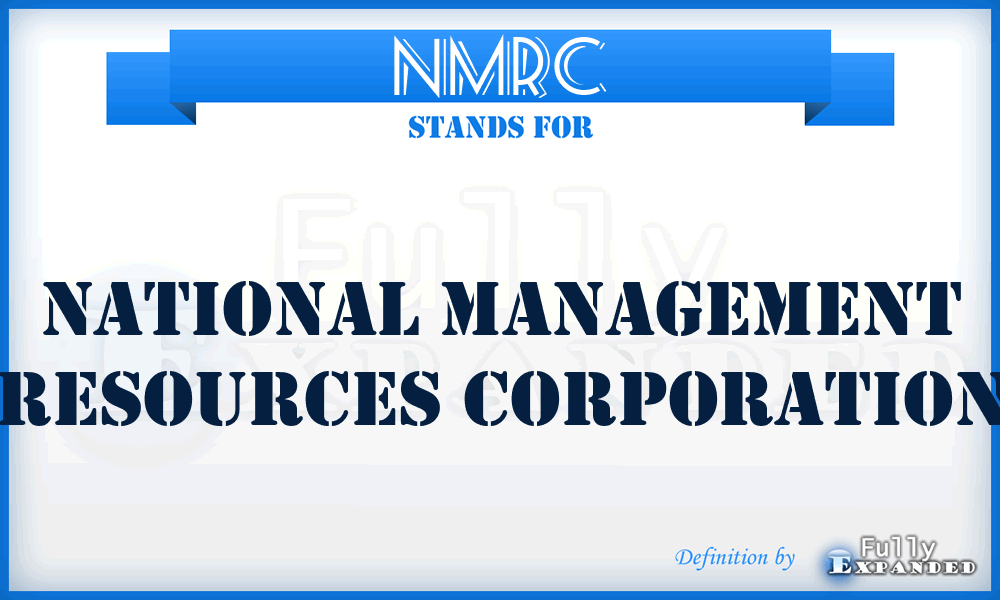 NMRC - National Management Resources Corporation
