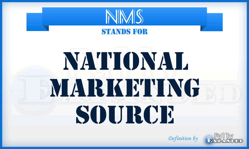 NMS - National Marketing Source