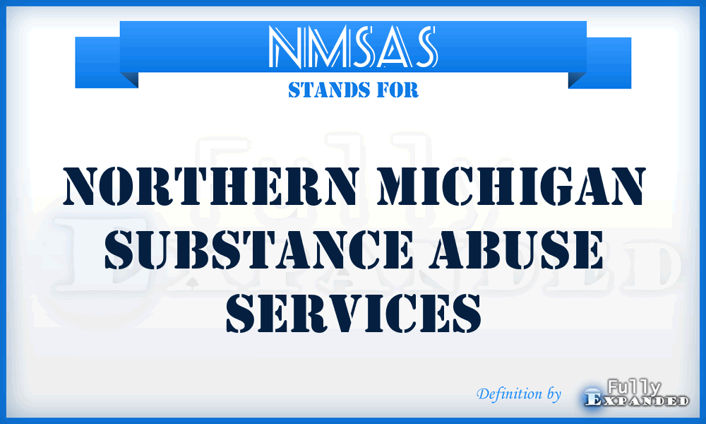 NMSAS - Northern Michigan Substance Abuse Services