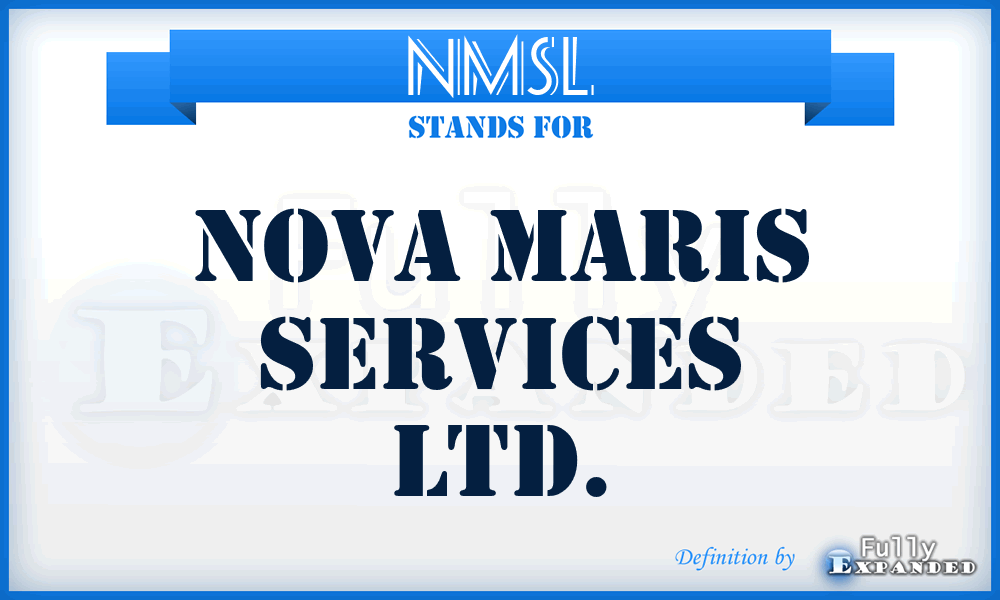 NMSL - Nova Maris Services Ltd.