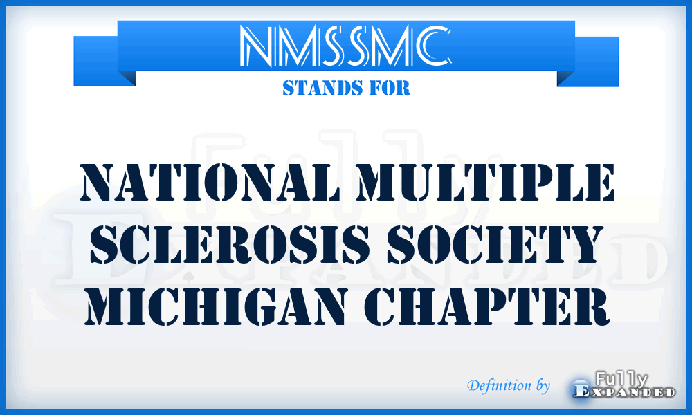 NMSSMC - National Multiple Sclerosis Society Michigan Chapter