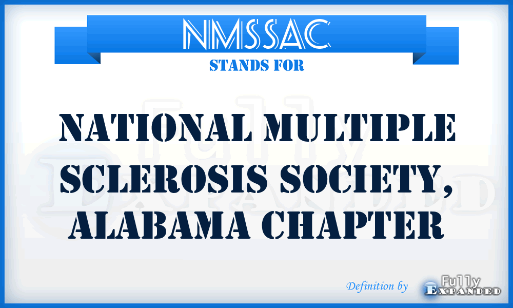 NMSSAC - National Multiple Sclerosis Society, Alabama Chapter