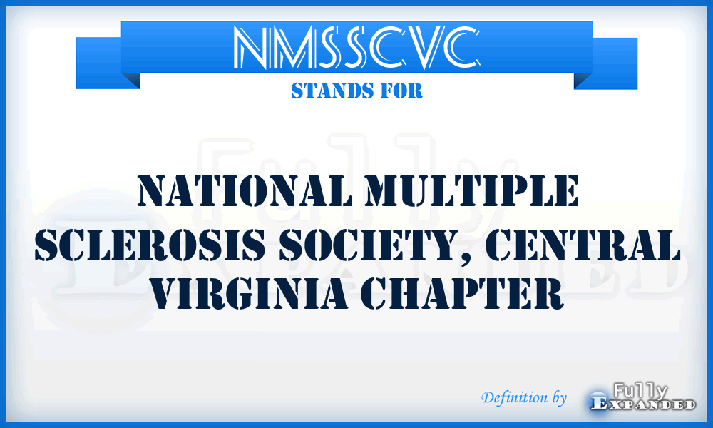 NMSSCVC - National Multiple Sclerosis Society, Central Virginia Chapter