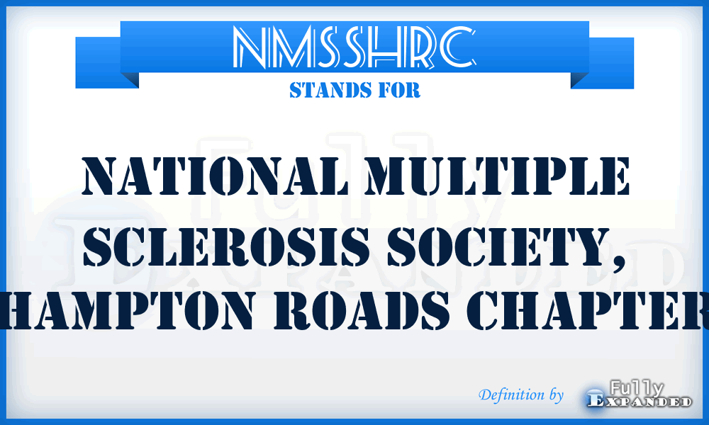 NMSSHRC - National Multiple Sclerosis Society, Hampton Roads Chapter