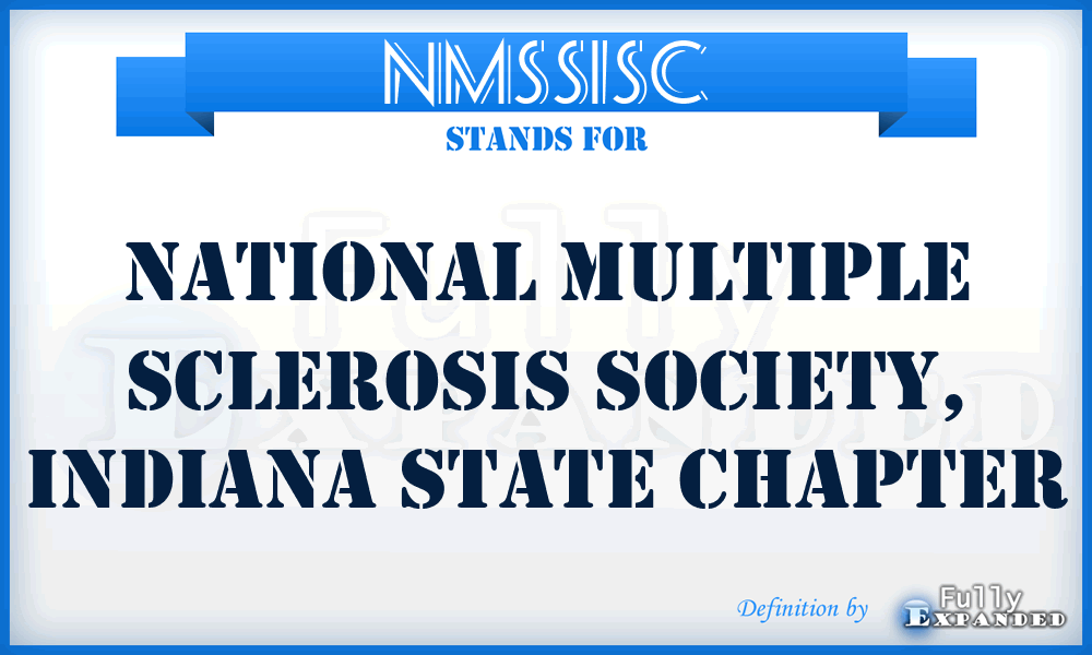 NMSSISC - National Multiple Sclerosis Society, Indiana State Chapter